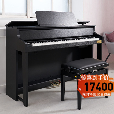  卡西欧(CASIO)电钢琴GP系列舞台演奏级数码电子钢琴木质琴键88键重锤智能电钢 GP-310 GP-310+豪华礼包