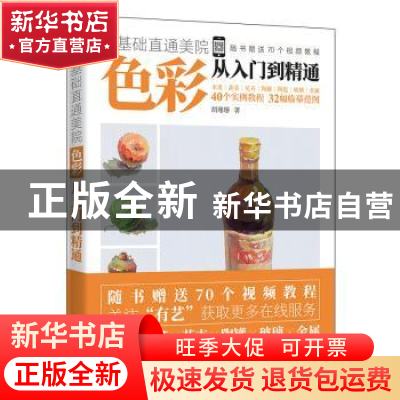 正版 色彩从入门到精通/零基础直通美院 胡珊珊 电子工业出版社 9