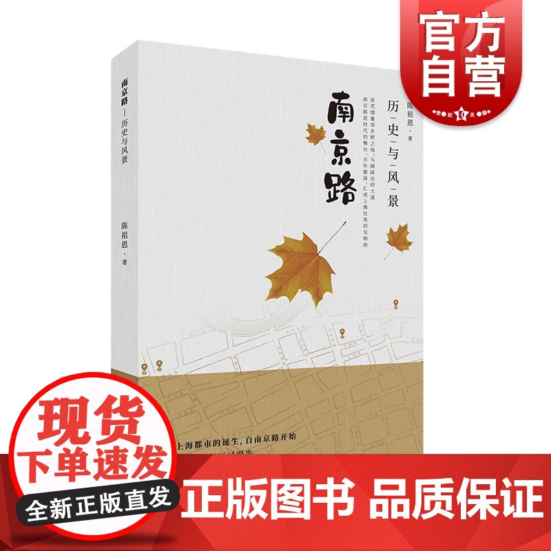 南京路:历史与风景 陈祖恩著 上海历史 商业街 中华文化 老弄堂 老建筑 历史人文 特色历史建筑 上海人民出版社