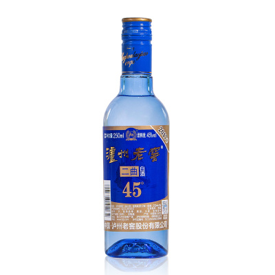 泸州老窖 蓝柔二曲 45度250ml*2 浓香型白酒
