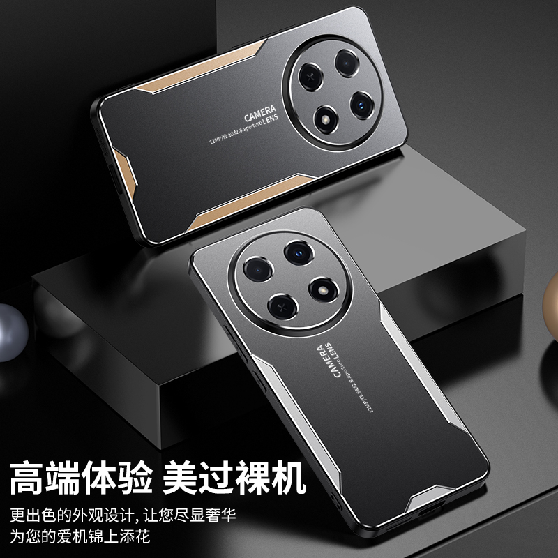 可波 适用于荣耀X60刀锋手机壳磨砂金属背板防摔荣耀X60pro/x60i/x60GT外壳轻薄保护套外壳