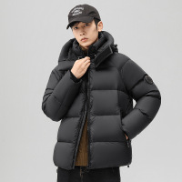 冬季新款羽绒服男日系户外加厚保暖白鸭绒羽绒衣宽松连帽男装外套