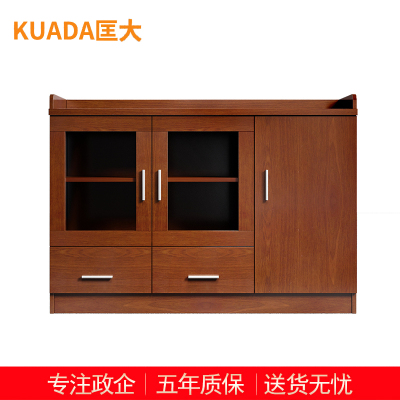 匡大茶水柜油漆茶水柜三门1.2米茶水柜办公柜储物柜茶水柜 KDT176