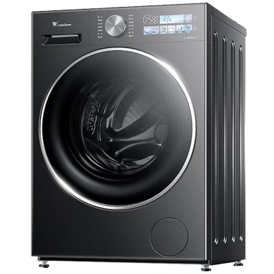 小天鹅全自动10kg金属钛滚筒洗衣机1级能效LED显示屏前开式超设计