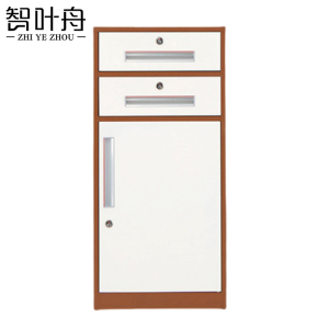 智叶舟矮柜文件柜二抽40*39*85cm台