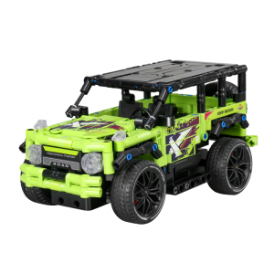 万致8041路虎越野车拼装积木遥控模型男孩儿童玩具