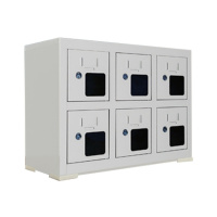 凌迪星6门手机充电柜550*300*375mm台