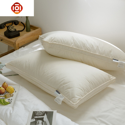 棉无荧光云绒羽丝绒枕头水洗五星级酒店柔软纤维透气成人枕芯三维工匠