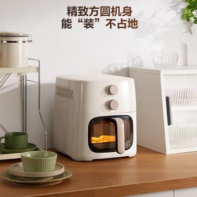 苏泊尔(SUPOR)空气炸锅 不用翻面 家用全自动 6L家用多功能炸锅 双旋钮可视空气炸锅KJ60Y807