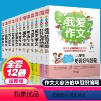 我爱作文系列[全12册] 小学通用 [正版]全国百校联盟小学生作文书大全三至六年级 小学抒情写景状物记事想象作文 三年级