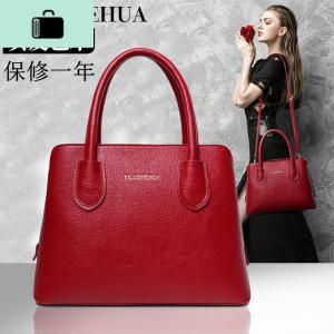 皮包包女士手提包2020新款女包女神气质2019单肩斜挎红色皮包潮NEW LAKE女斜挎包