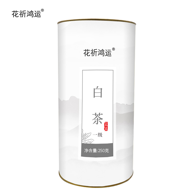 花祈鸿运 白茶一级250克桶