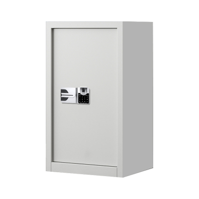 阿拉贡指纹电子保密柜钢制密码文件柜档案柜办公柜矮柜保密资料柜 单门白色国保指纹