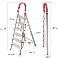豫汉迎折叠梯六步个