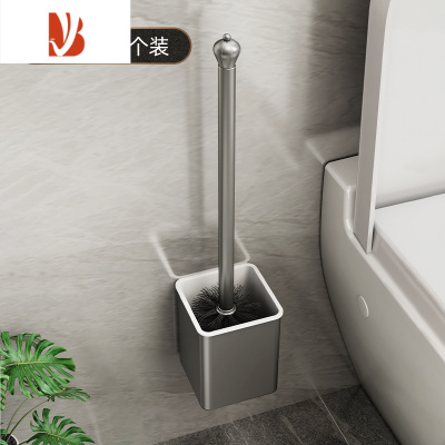 三维工匠2022新款马桶刷壁挂家用无死角洗厕所刷子卫生间蹲坑清洁长柄套装