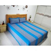 家柏饰(CORATED)传统手工山东老粗布床单单件全棉田园1.8m被单双人简约加厚四季款