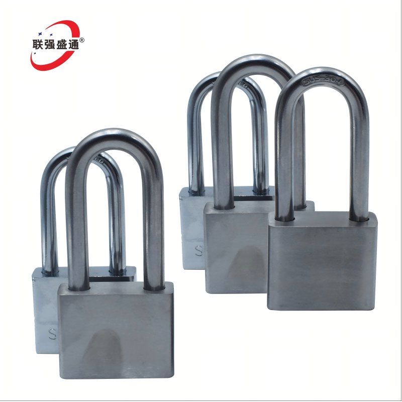 联强盛通 挂锁 不锈钢 通用开门 2厘米门厚 带钥匙