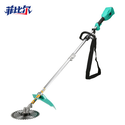 菲比尔电动割草机充电式锂电池家用打草机农用工具手持除草机神器切割机