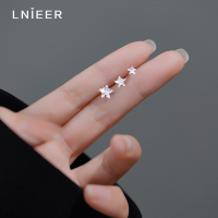 999纯银养耳洞星星钻石耳钉女迷你防堵针耳环睡觉免摘养耳棒耳饰送女朋友老婆情人节七夕生日礼物