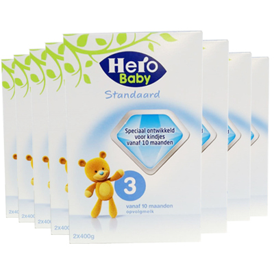保税区发货-荷兰HeroBaby美素奶粉3段800g老包装2021.10.27婴幼儿配方牛奶粉
