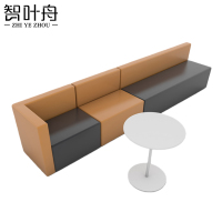 智叶舟组合沙发340*60*70cm+茶几套