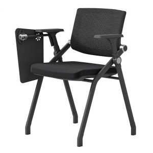 易企采 无轮带写字板折叠培训椅 活动宣传会议椅(颜色可选)单位:张 55*60*80CM