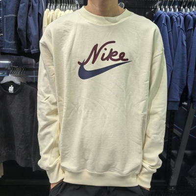 NIKE耐克卫衣运动休闲针织圆领男装套头衫FV9513-113 D