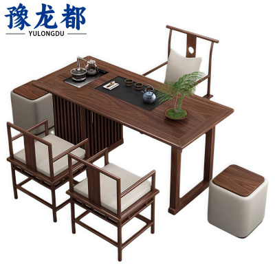 豫龙都 桌椅1.2m 一桌三椅两凳 套