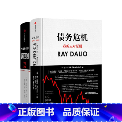 [正版]债务危机+原则 2册 雷.达里奥原则作者瑞·达利欧著 桥水基金创始人 破解金融危机规律 判断2008年金融危