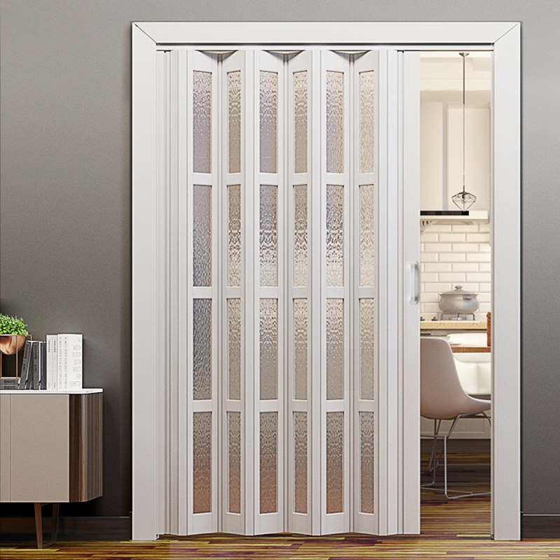 折叠门厨房门室内门家用无下轨隔断卫生间厕所阳台店铺推拉隐形简易