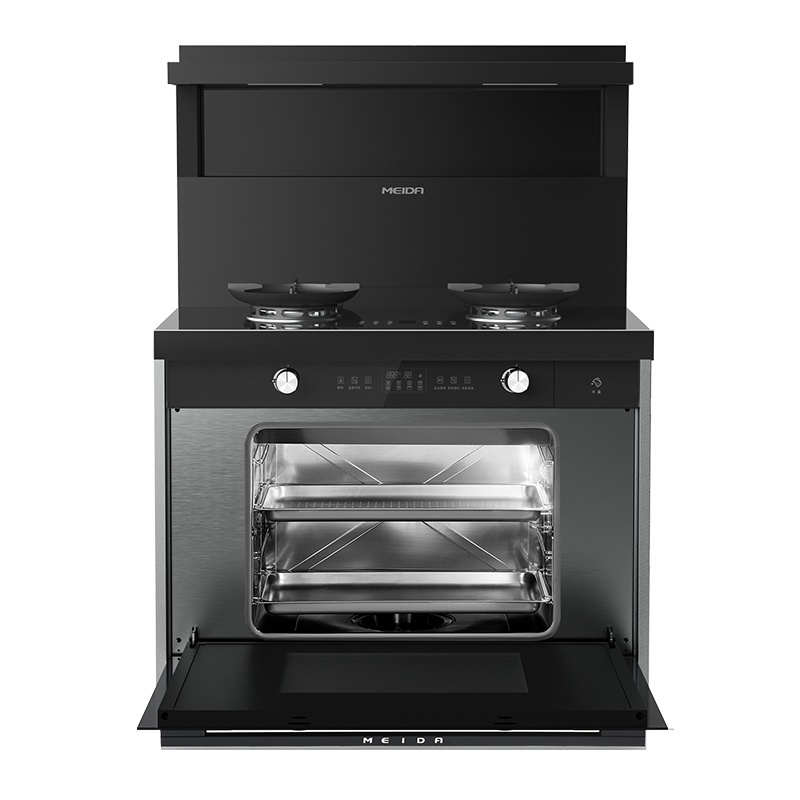[2025新品]美大(MEIDA)蒸烤一体集成灶 X70-ZK(970XZK)变频恒温 大吸力大容量 侧吸下排 液化气