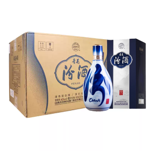 山西汾酒 青花20 清香型白酒 500ml*6瓶 非原箱 42度