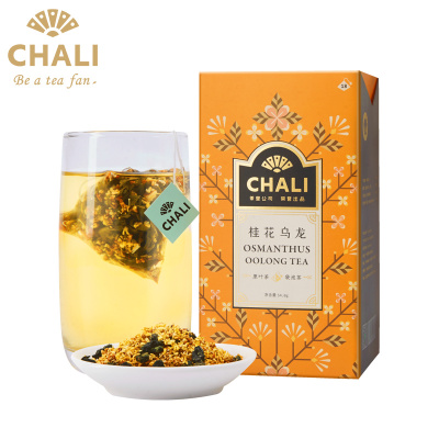 ChaLi茶里花草茶桂花乌龙茶组合花茶原叶茶包三角袋泡茶18包/盒