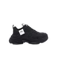 Balenciaga/巴黎世家系带圆头织物跑步鞋男防滑橡胶底运动休闲鞋