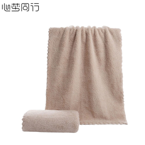 心梦同行 珊瑚绒毛巾吸水洗脸巾擦脸擦汗巾 34*75±2cm/2220/条