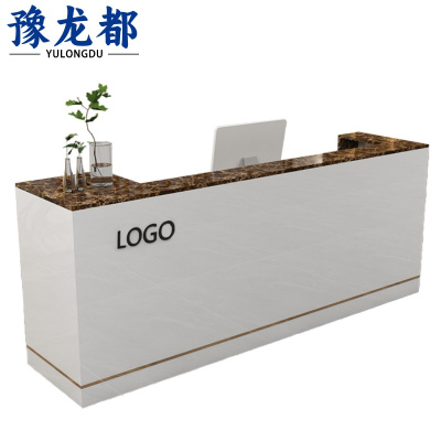 豫龙都 前台接待桌 2.4m 台