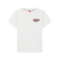 高田贤三(Kenzo)纯棉短袖刺绣T恤女运动休闲圆领直筒百搭配色套头