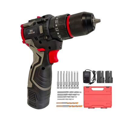 联岚锂电冲击手电钻电动起子LF-16.8V两电一充套