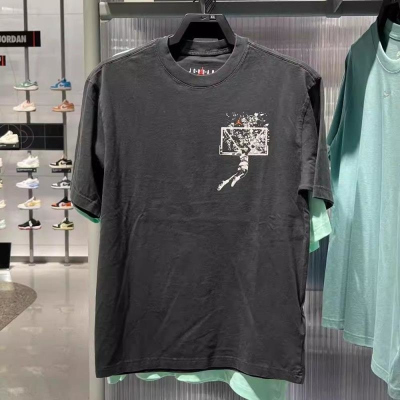 NIKE耐克短袖T恤JORDAN运动休闲透气针织圆领男装IB3298-045 C