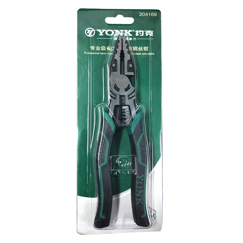 约克 9"专业级省力多功能钢丝钳