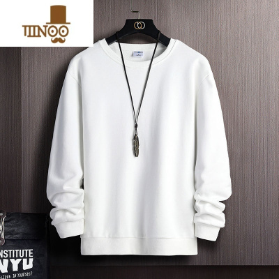 YANXU卫衣男男装秋季新款男士长袖t恤宽松韩版百搭潮流上衣ins