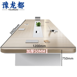 豫龙都会议桌 3m 张