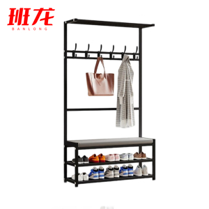 班龙鞋架衣帽架6钩个
