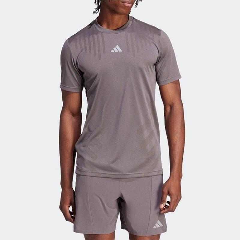 ADIDAS阿迪达斯短袖T恤训练运动休闲速干透气圆领男装IS3735 D