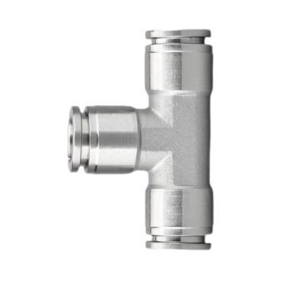中锦科技 不锈钢气管快接三通接管口径16mm个