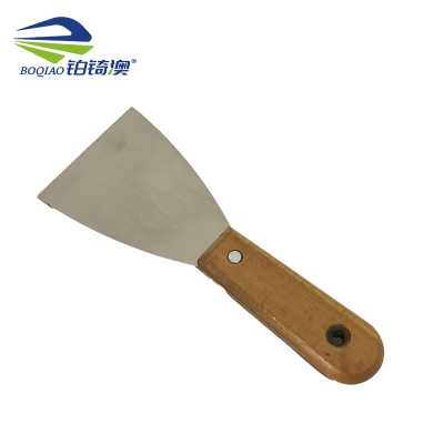 铂锜澳 不锈钢木柄三角铲/把