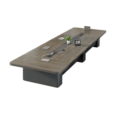 中豫鑫泽 ZYXZ5030137 会议桌简约现代长方形办公室小型会议桌 5.0米单桌