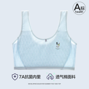 女童内衣发育期小学生防凸点8-12岁女孩阶段文胸纯棉儿童背心