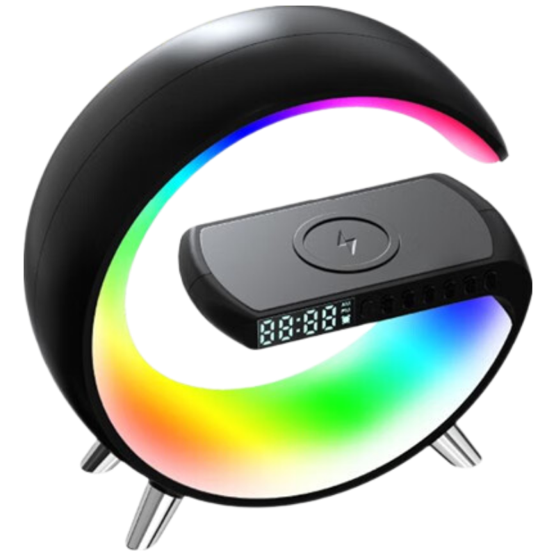 bach johann 巴赫约翰 G7无线蓝牙音箱HIFI高保真音效重低音炮音响桌面便携七彩灯氛围灯 七彩氛围音响+无线