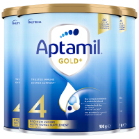 [3罐装]Aptamil澳洲原装进口爱他美金装4段2岁以上婴幼儿配方奶粉900g